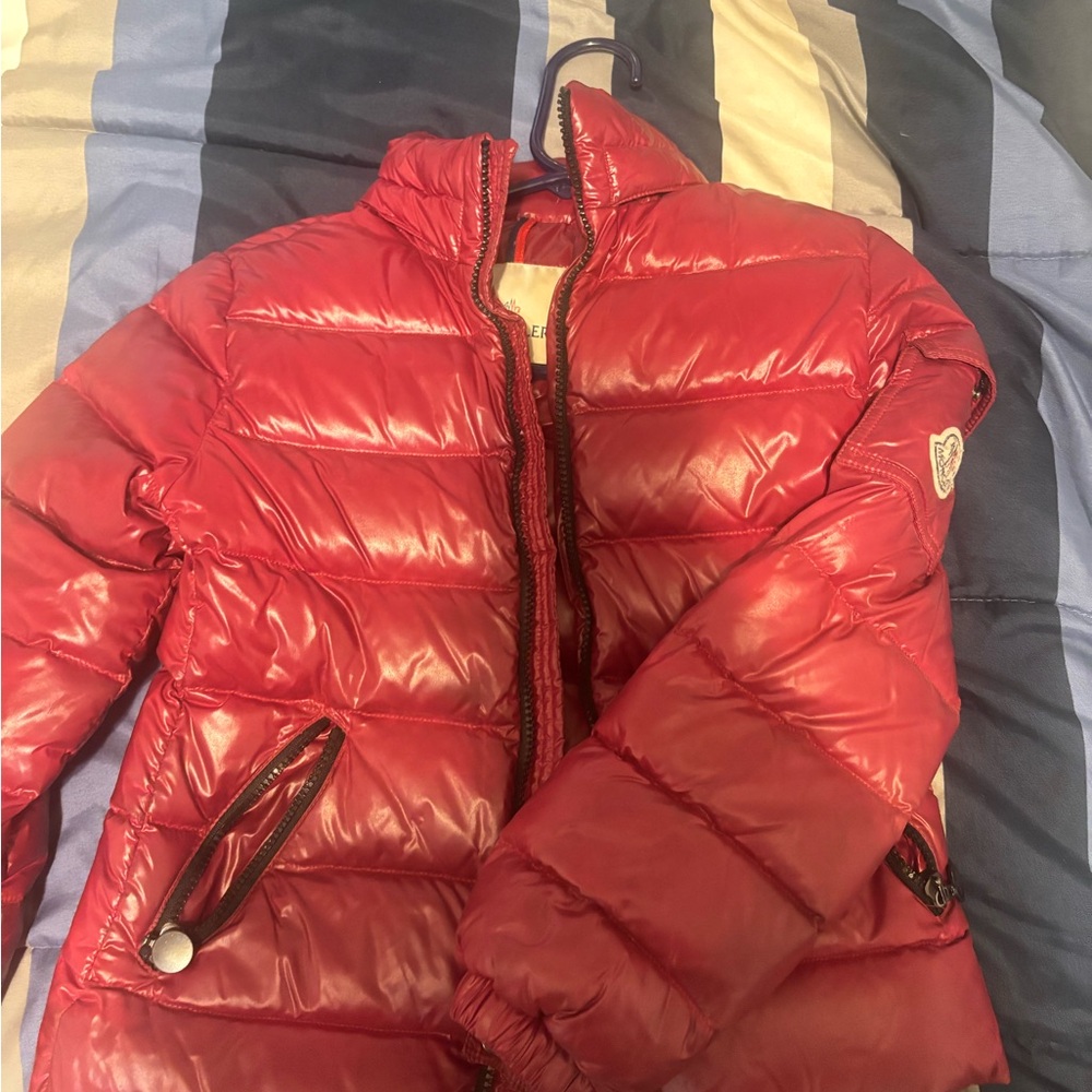 Moncler Shiny Red Puffer Jacket